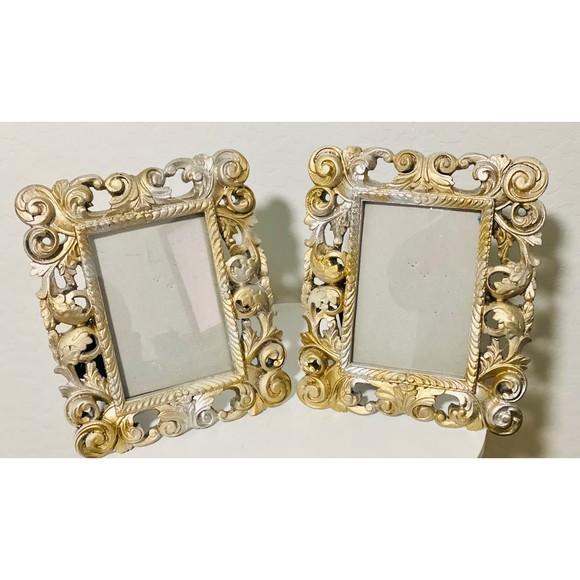 Accents Silver And Gold Picture Frames Poshmark